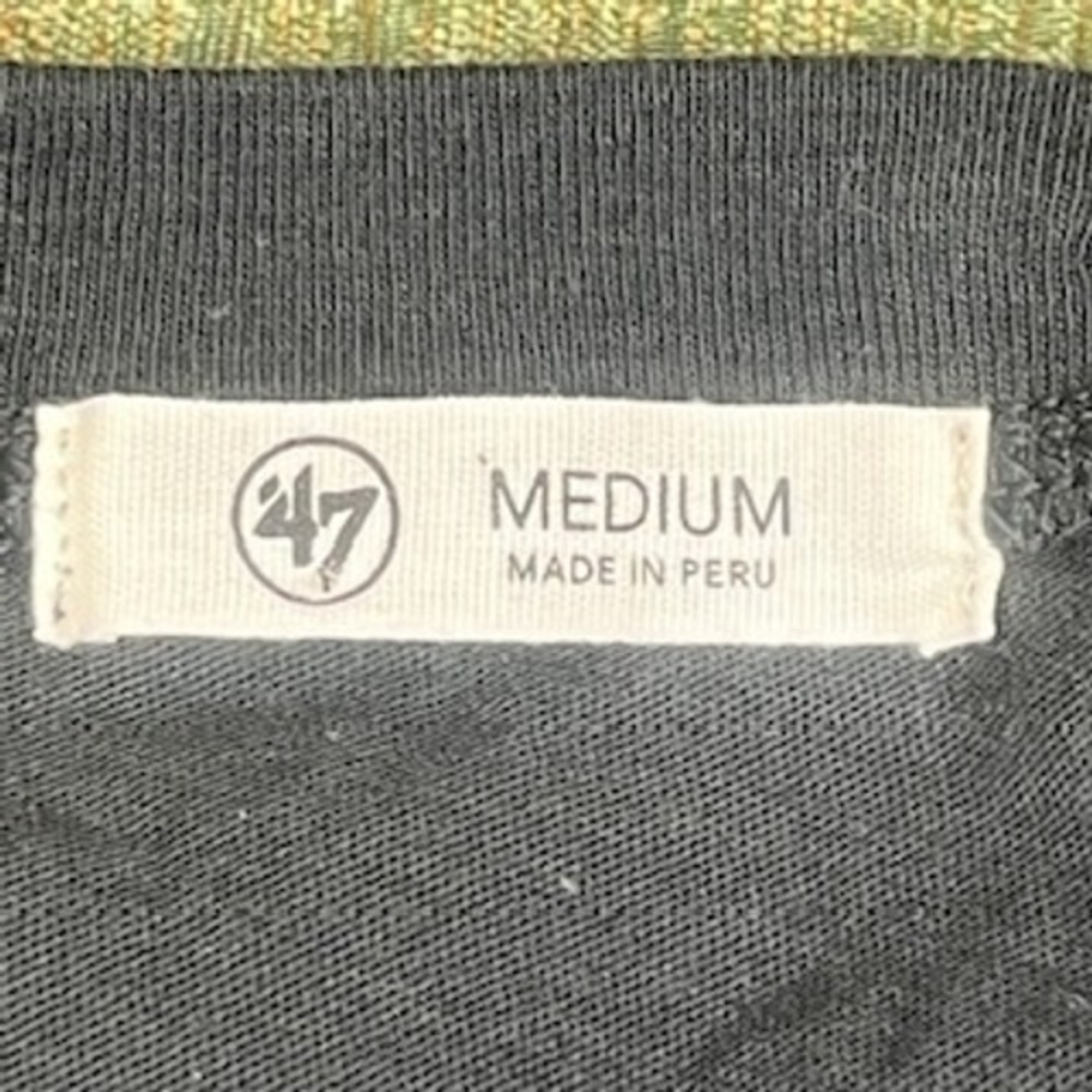 New York Jets 47 Brand NFL Womens Medium T-Shirt Flint Black Cotton Short Sleeve - Picture 9 of 10